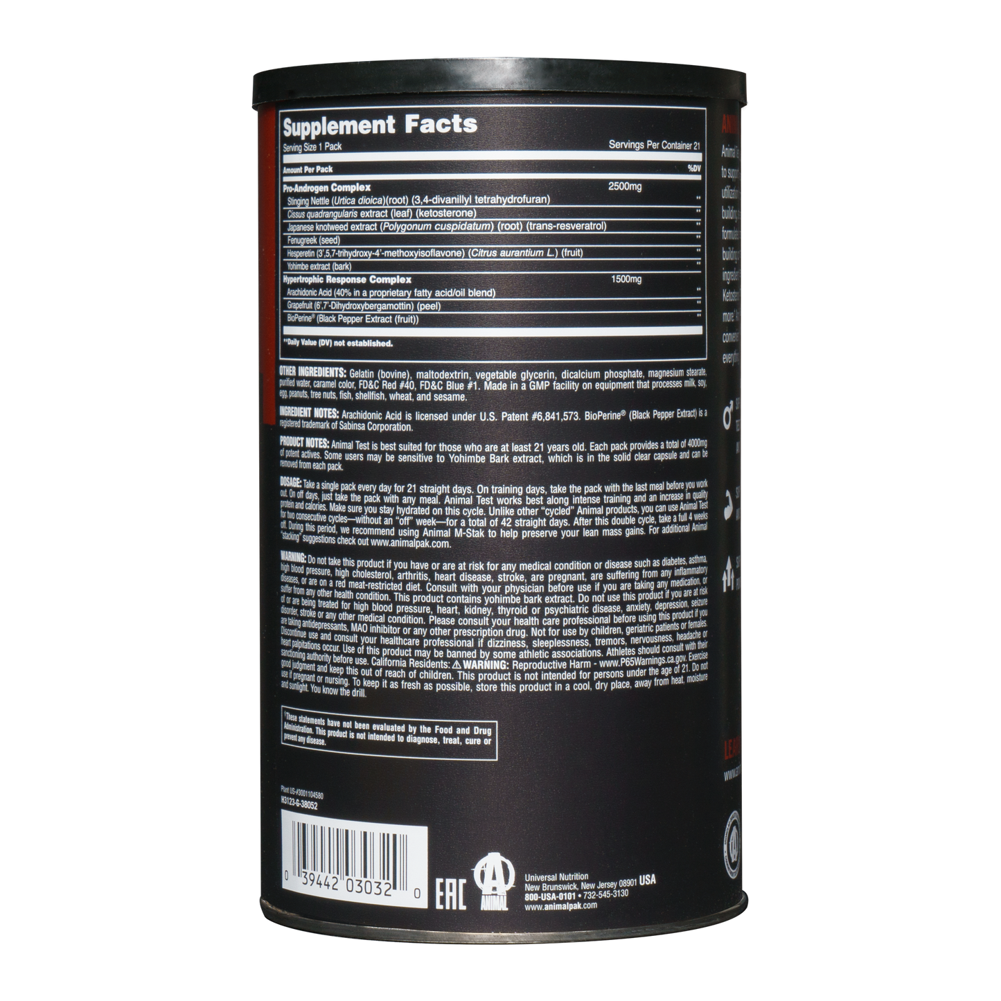 Animal Advanced Test - 21 pack