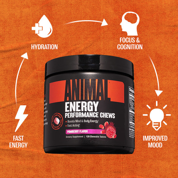 Animal Energy Performance Chews - 120 Chews