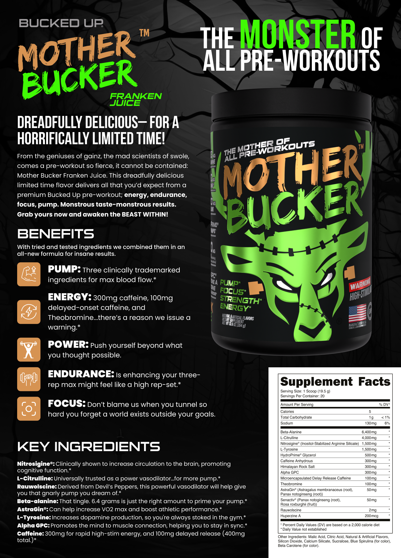 Mother Bucker Pre-Workout